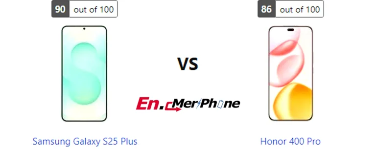 Always-on display style comparison between Samsung Galaxy S25 Plus and Honor 400 Pro