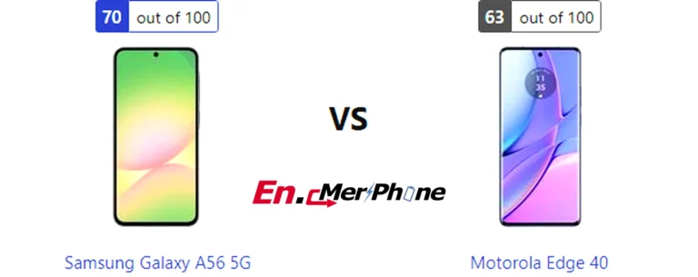 Selfie camera quality comparison of Samsung Galaxy A56 5G and Motorola Edge 40