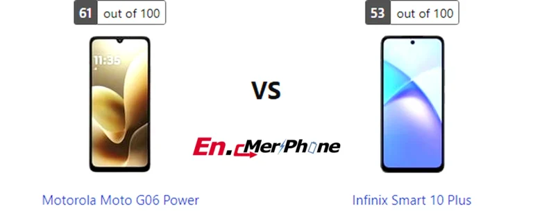 Geekbench performance benchmark chart for Motorola Moto G06 Power and Infinix Smart 10 Plus