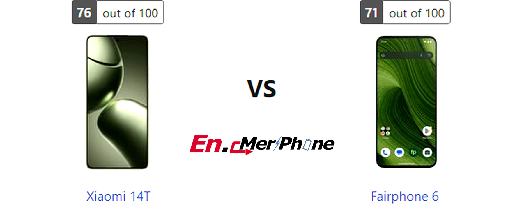 Video stabilization test comparison frame from Xiaomi 14T and Fairphone 6