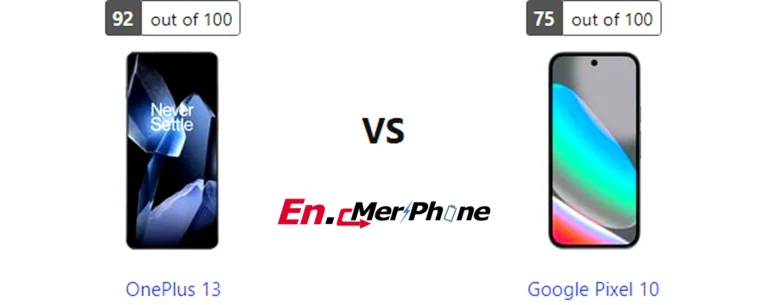 Gaming frame rate comparison chart for OnePlus 13 vs Google Pixel 10