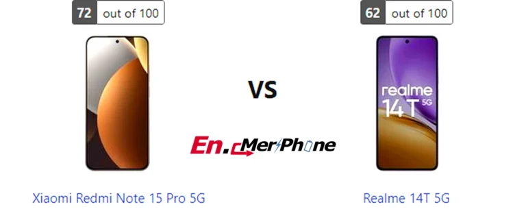 Always-on display style comparison between Xiaomi Redmi Note 15 Pro 5G and Realme 14T 5G