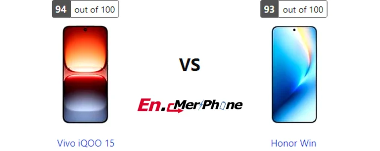 Notch vs punch-hole design comparison: Vivo iQOO 15 vs Honor Win