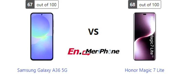 Video stabilization test comparison frame from Samsung Galaxy A36 5G and Honor Magic 7 Lite