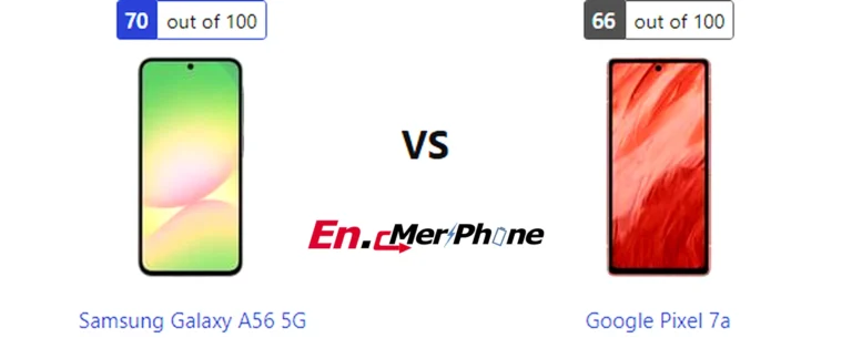 Video stabilization test comparison frame from Samsung Galaxy A56 5G and Google Pixel 7a