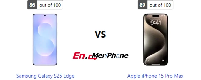 Geekbench performance benchmark chart for Samsung Galaxy S25 Edge and Apple iPhone 15 Pro Max