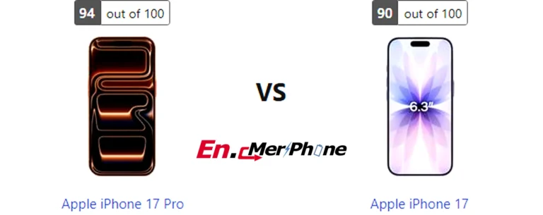 5G speed test result screenshot: Apple iPhone 17 Pro vs Apple iPhone 17
