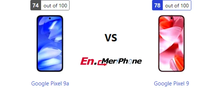 Charging speed timeline graph for Google Pixel 9a and Google Pixel 9