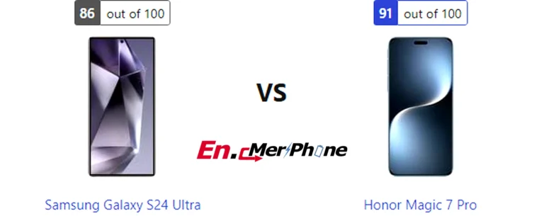 Speaker grille and audio setup comparison of Samsung Galaxy S24 Ultra vs Honor Magic 7 Pro