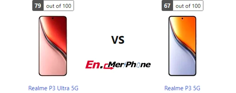 Gaming frame rate comparison chart for Realme P3 Ultra 5G vs Realme P3 5G