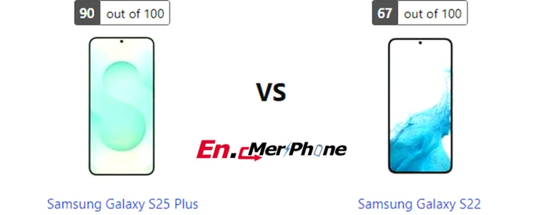 Color options and finish comparison for Samsung Galaxy S25 Plus and Samsung Galaxy S22