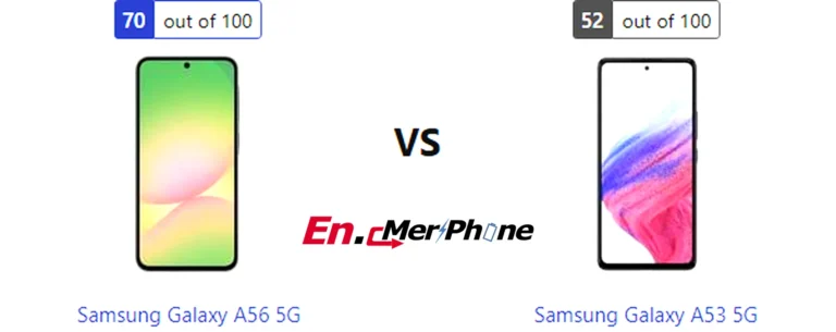 Fingerprint sensor placement on Samsung Galaxy A56 5G compared to Samsung Galaxy A53 5G