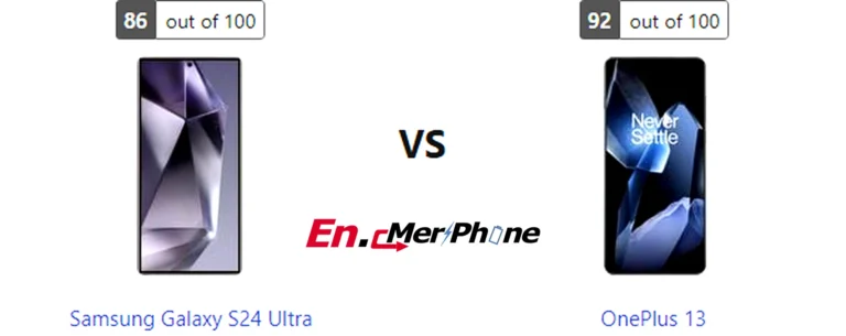 5G speed test result screenshot: Samsung Galaxy S24 Ultra vs OnePlus 13