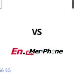 Infographic showing key specification differences between Samsung Galaxy A56 5G and Fairphone 6