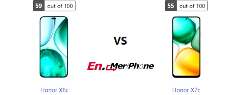 Geekbench performance benchmark chart for Honor X8c and Honor X7c