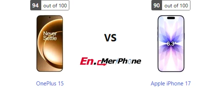 Macro lens detail comparison between OnePlus 15 and Apple iPhone 17