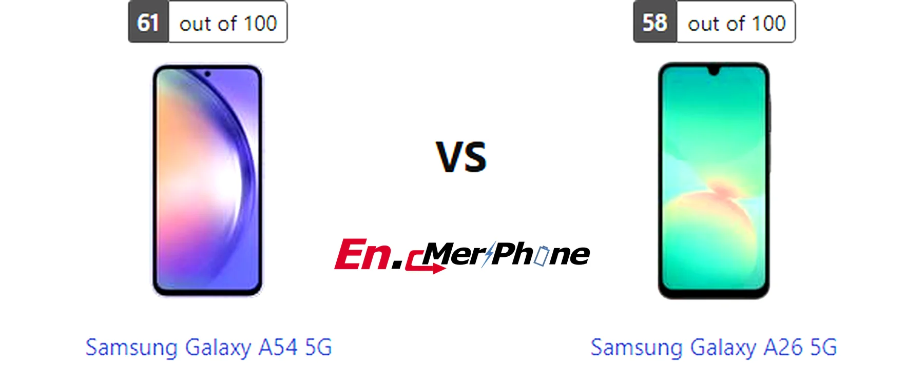 Video stabilization test comparison frame from Samsung Galaxy A54 5G and Samsung Galaxy A26 5G